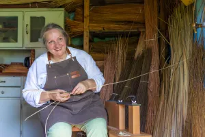 Katarzyna Frydrych przy pracy